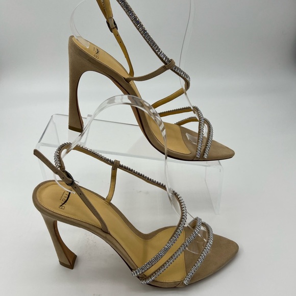 Alexandre Birman Alana Zircone Suede Sandals | Sizes US: 9 EU: 39 | MSRP: $695 - Picture 4 of 10